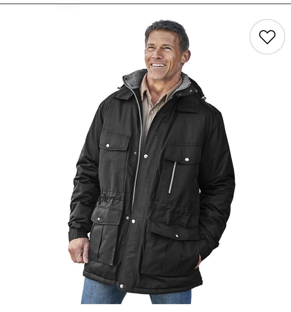 Boulder Creek by King Size Mens Big & Tall Jacket Fleece Lined Parka Coat 6XL